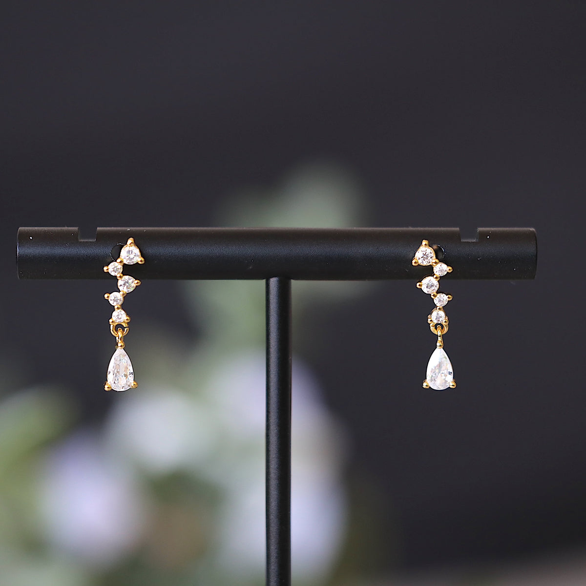 Crystal Teardrop Earrings