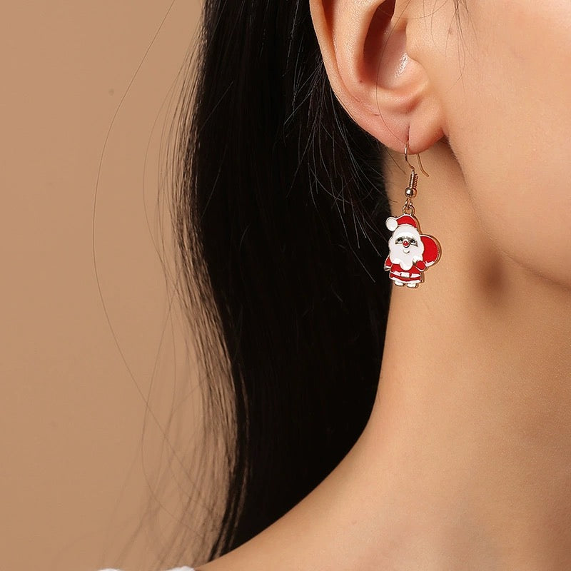 Christmas Santa Claus Earrings