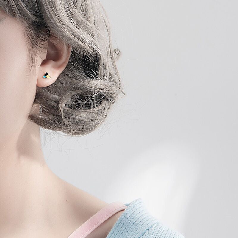 Triangle Studs Earrings