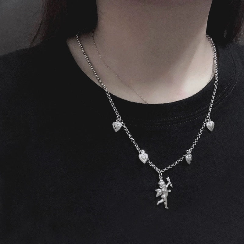 Heart Angel Modern Necklace