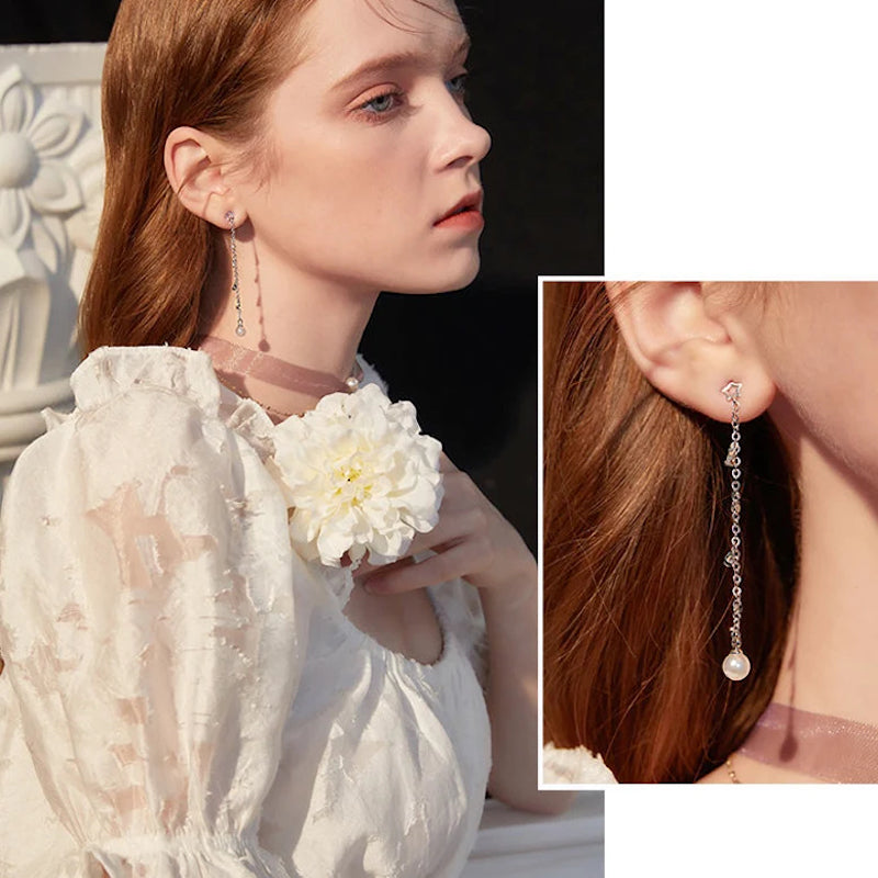 Star and Raindrop Earrings