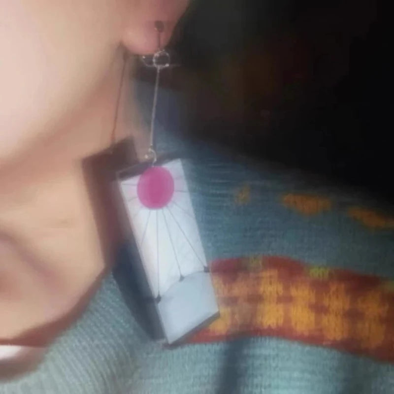 Hanafuda Inspired Earrings