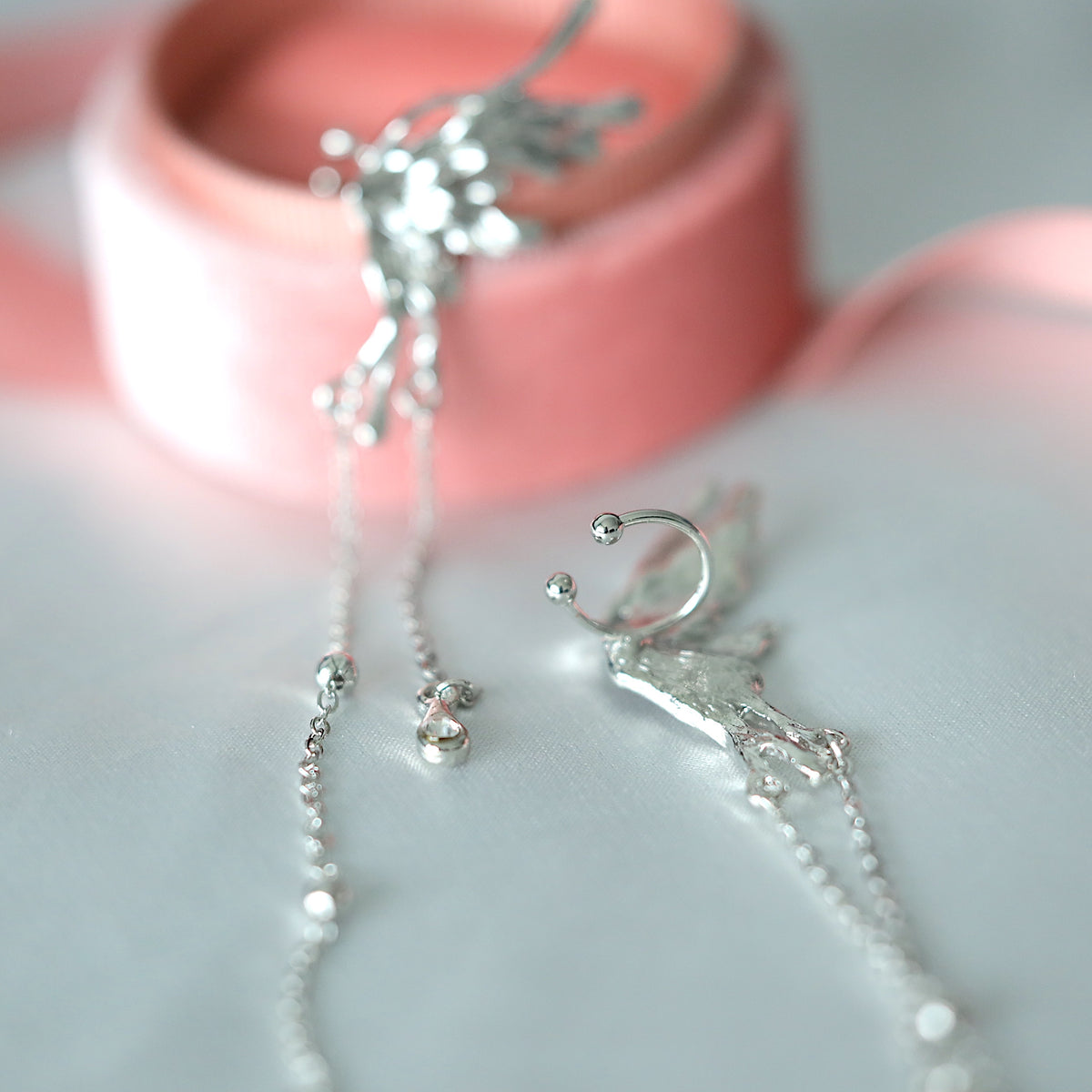Set of 2 Angel Wings Ear Cuffs