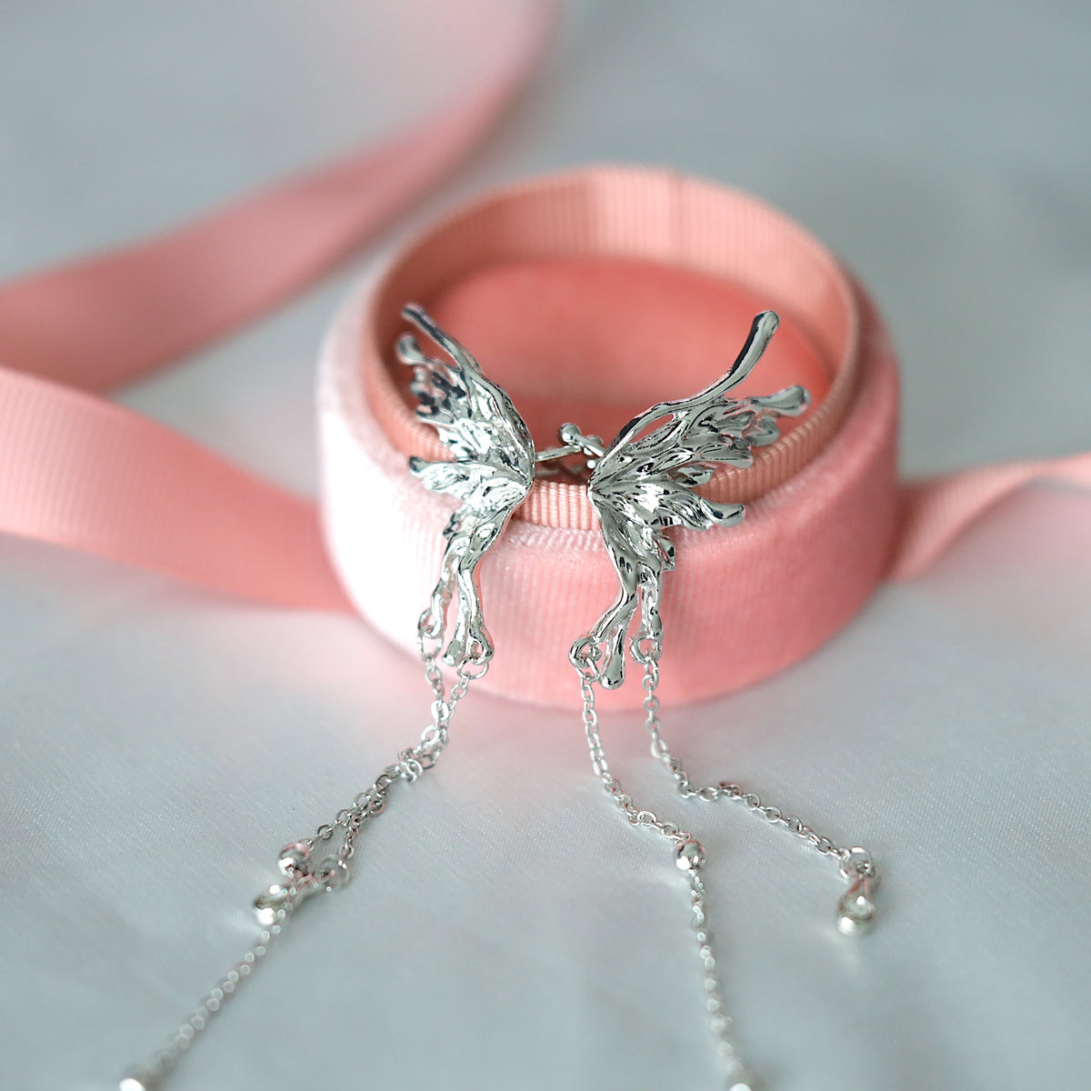 Set of 2 Angel Wings Ear Cuffs