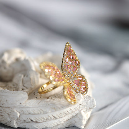 Oversized Butterfly Ring