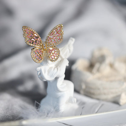 Oversized Butterfly Ring