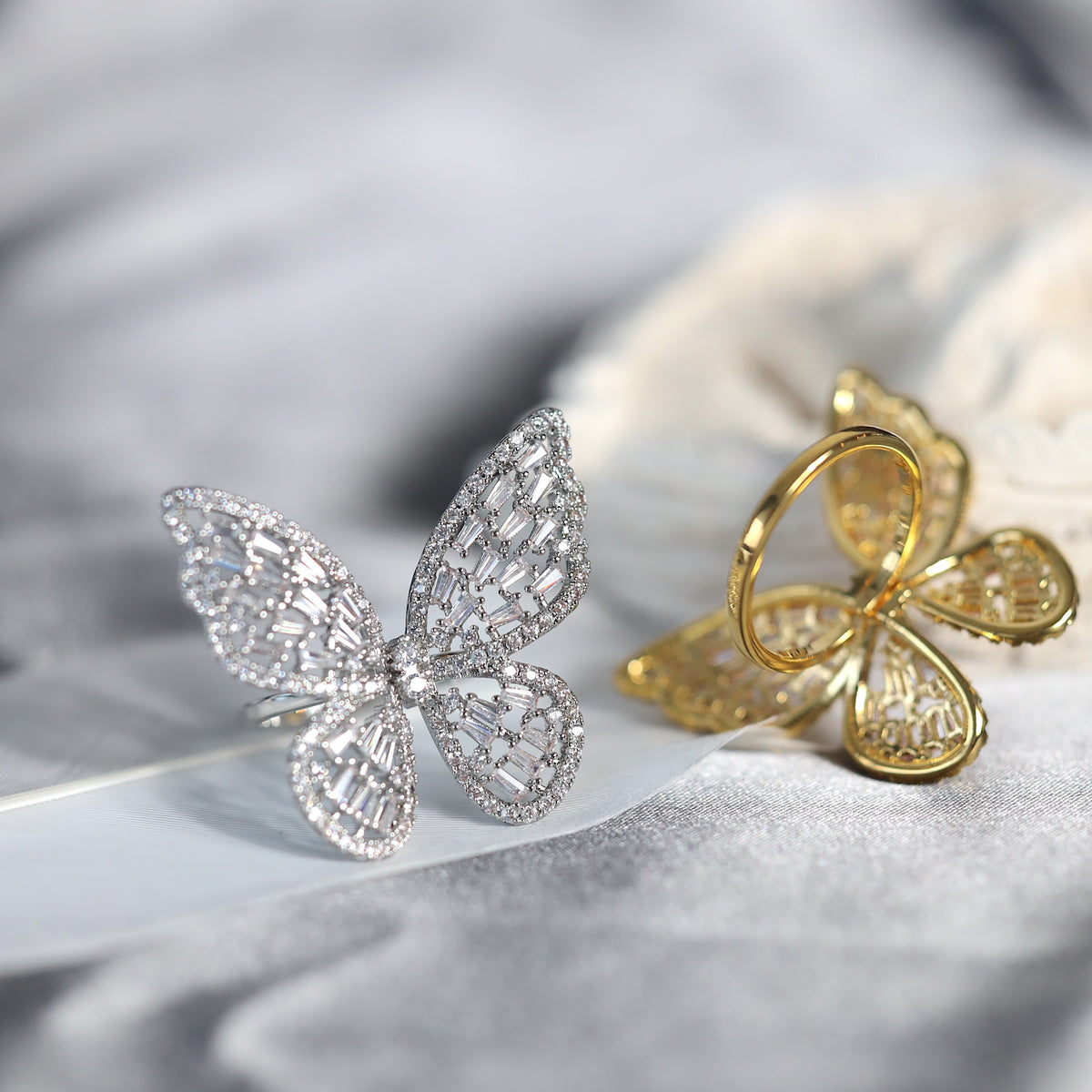 Oversized Butterfly Ring