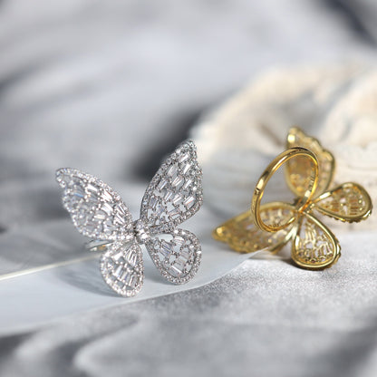 Oversized Butterfly Ring