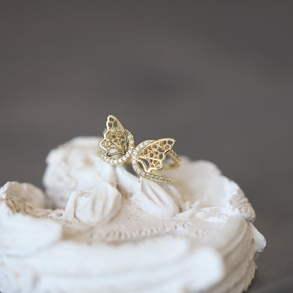 Gold Butterfly Ring