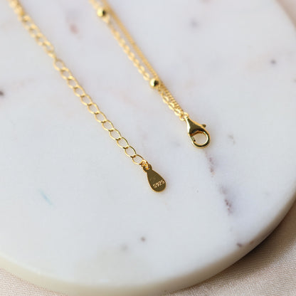 Gold Disc Necklace