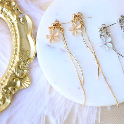 Flower Drop Earrings