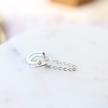 Minimal Chain Ear Cuff