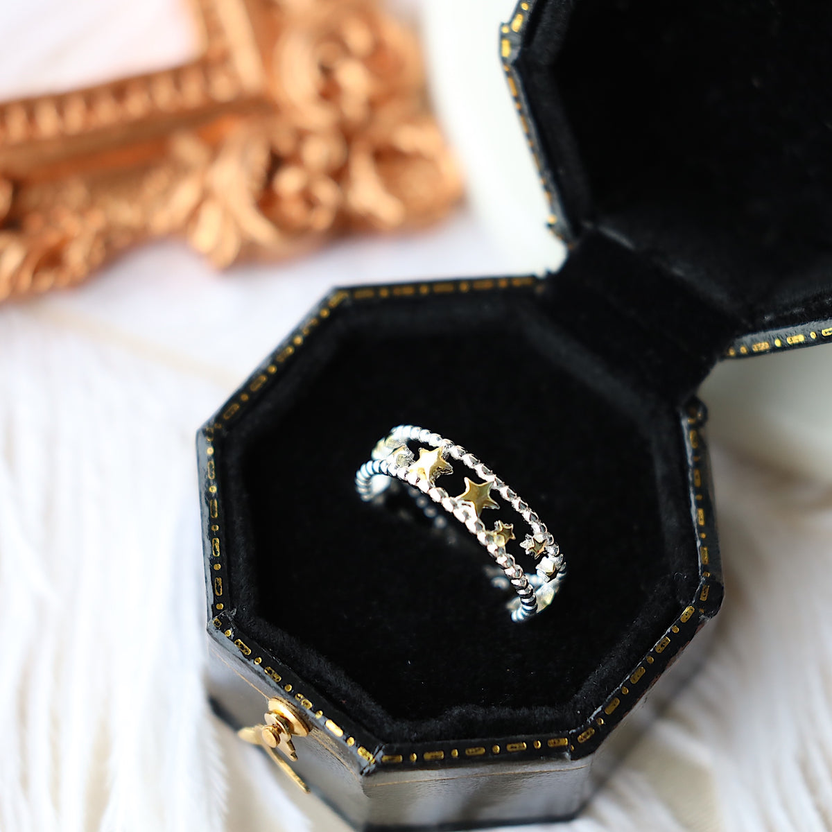 Gold Stars Band Ring