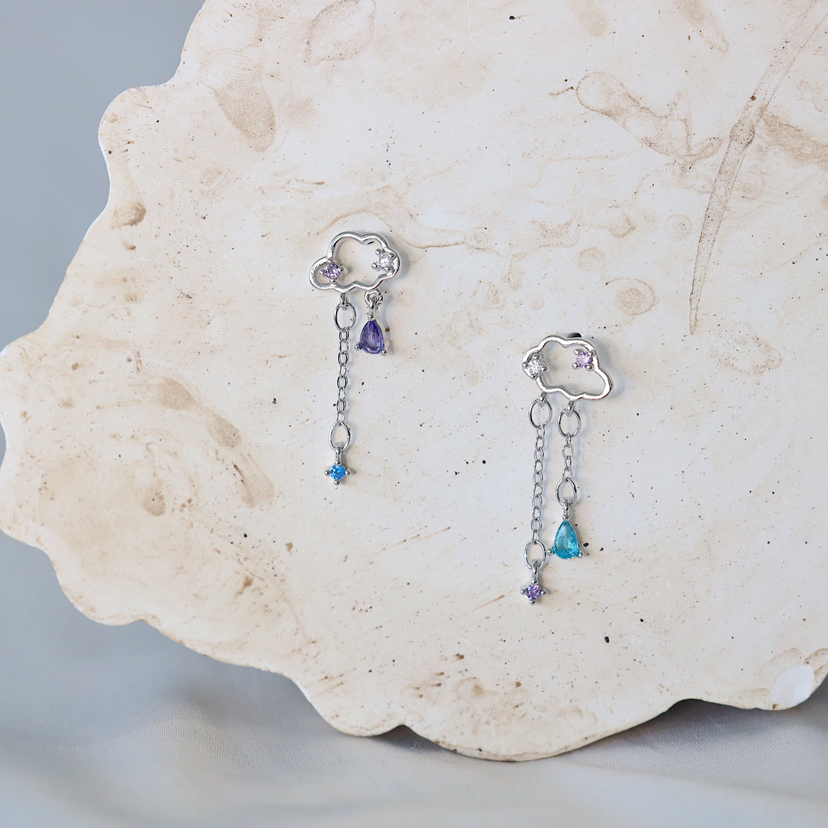 Cloud Dangle Earrings