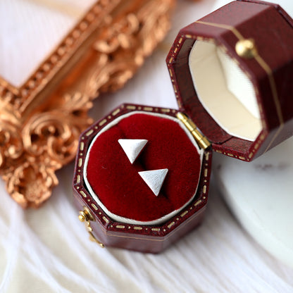 Minimalist Triangle Ear Studs