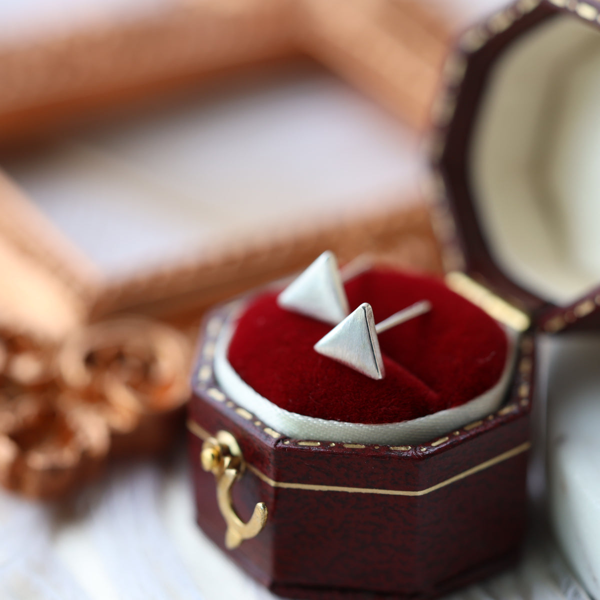 Minimalist Triangle Ear Studs