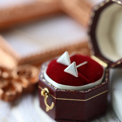 Minimalist Triangle Ear Studs