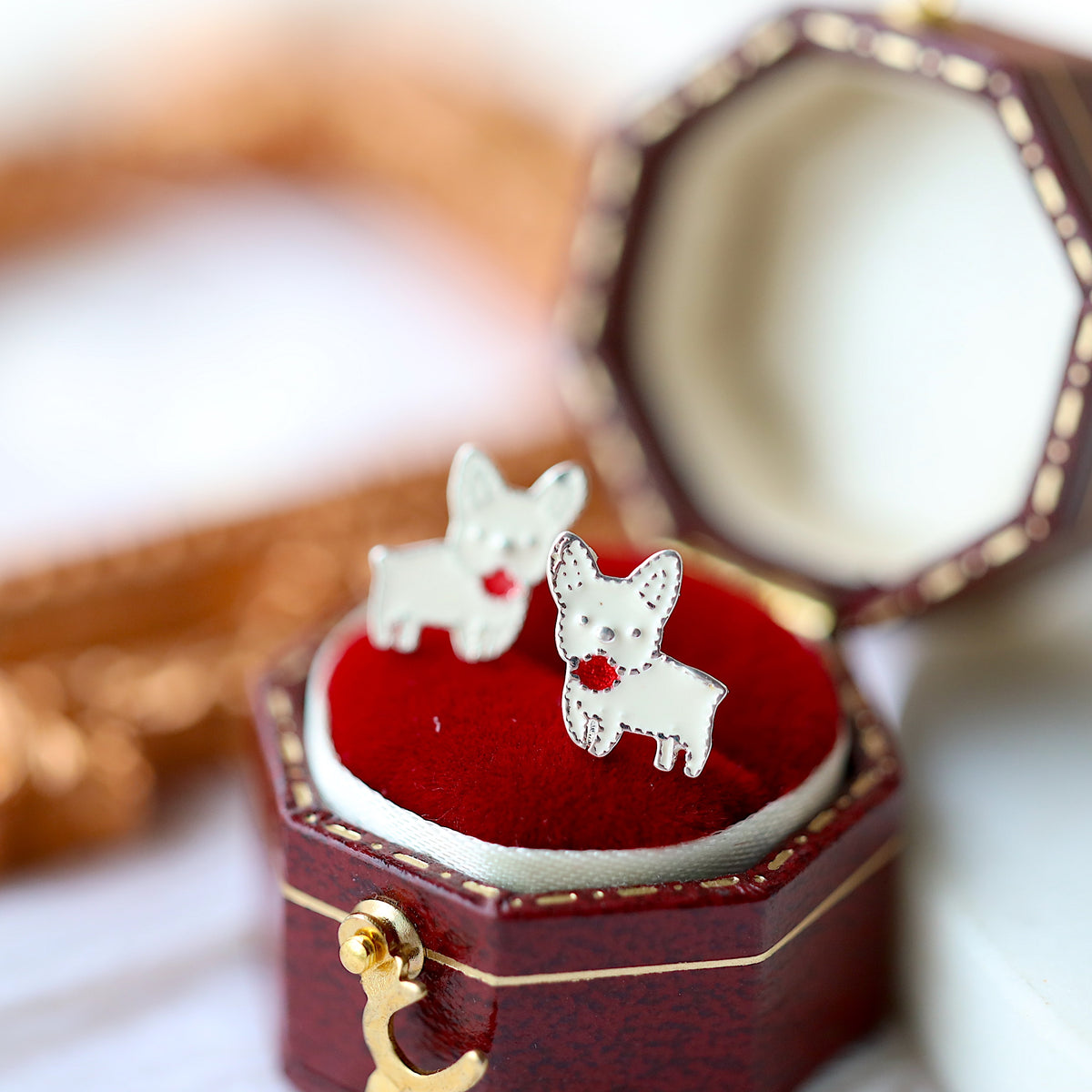 Bull Dog Ear Studs