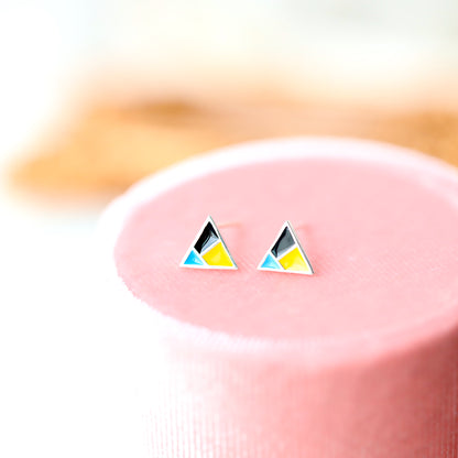 Triangle Studs Earrings