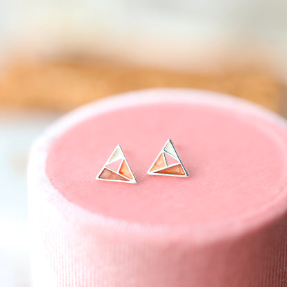 Triangle Studs Earrings