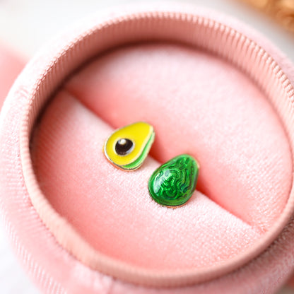 Green Avocado Studs Earrings