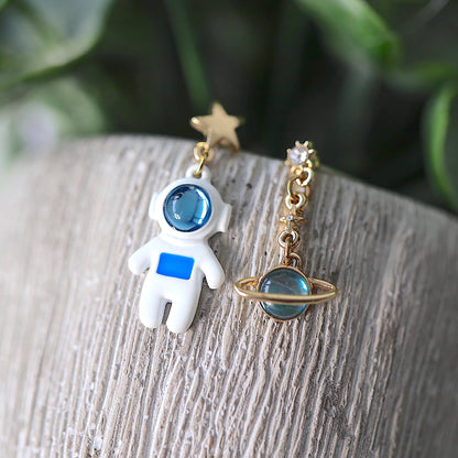 Mismatched Spacemen Earrings