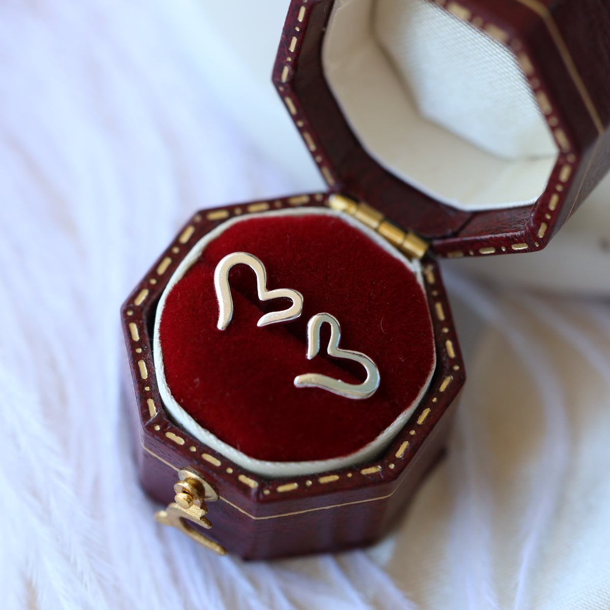 Tiny Heart Ear Studs