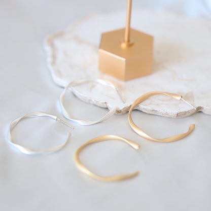 Twist Hoop Earrings