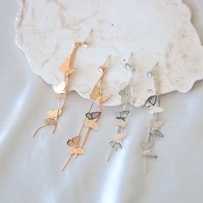 Butterfly Trio Dangle Earrings