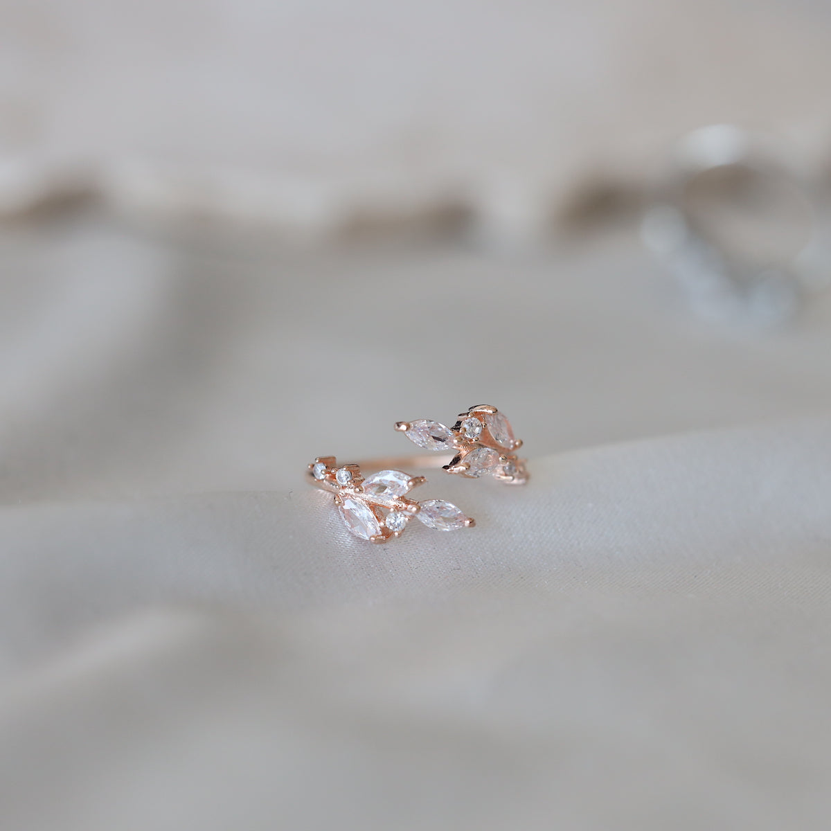 Gold Leaf Adjustable Ring