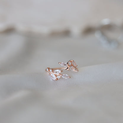 Gold Leaf Adjustable Ring