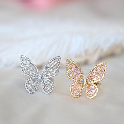 Oversized Butterfly Ring