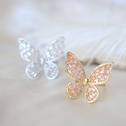 Oversized Butterfly Ring