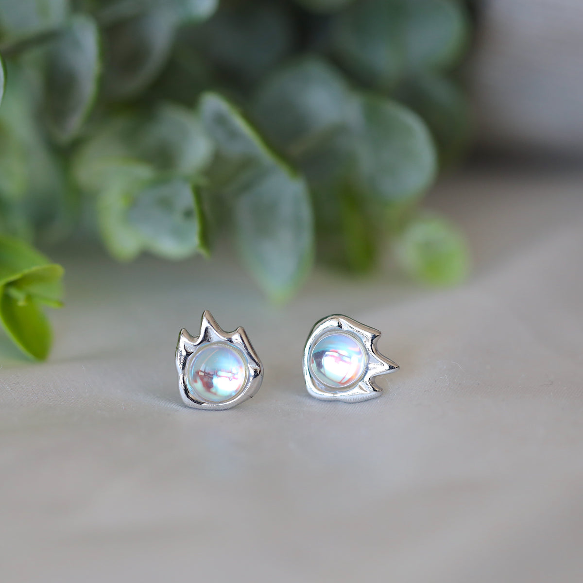 Hologram Lava Ear Studs