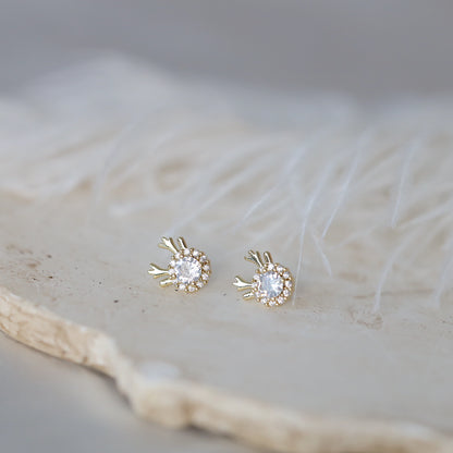 Christmas Reindeer Studs Earrings