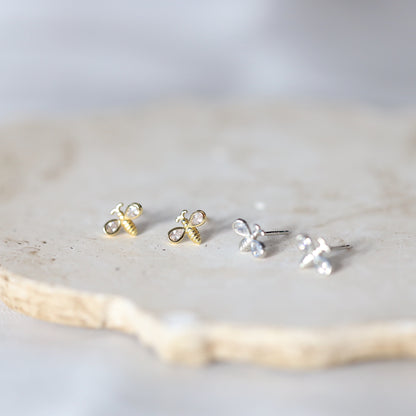 Flying Bee Ear Studs