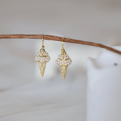 Ice Cream Cone Earrings