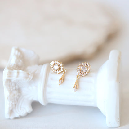 Classic Oval Drop Earrings