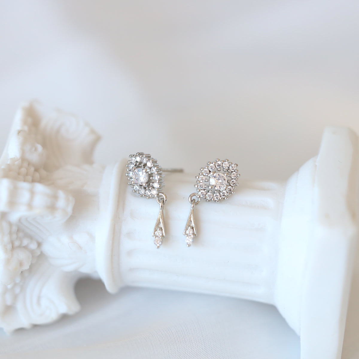 Classic Oval Drop Earrings