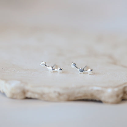 Triple Star Ear Studs