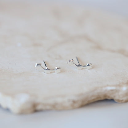 Triple Star Ear Studs