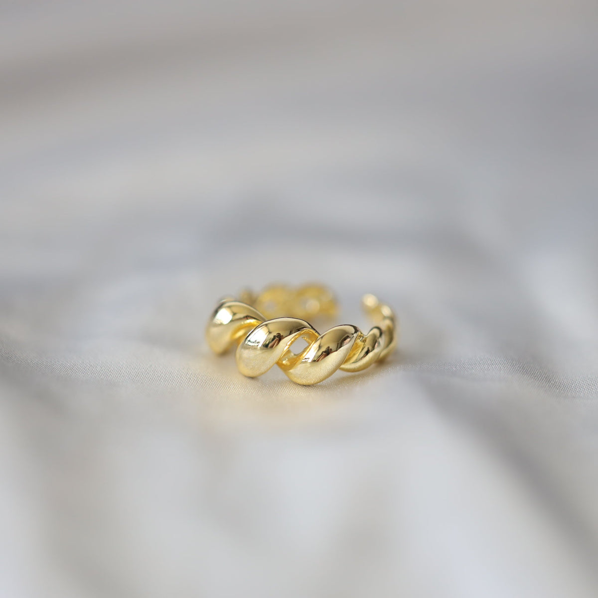 Gold Croissant Ring