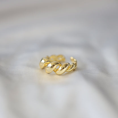 Gold Croissant Ring