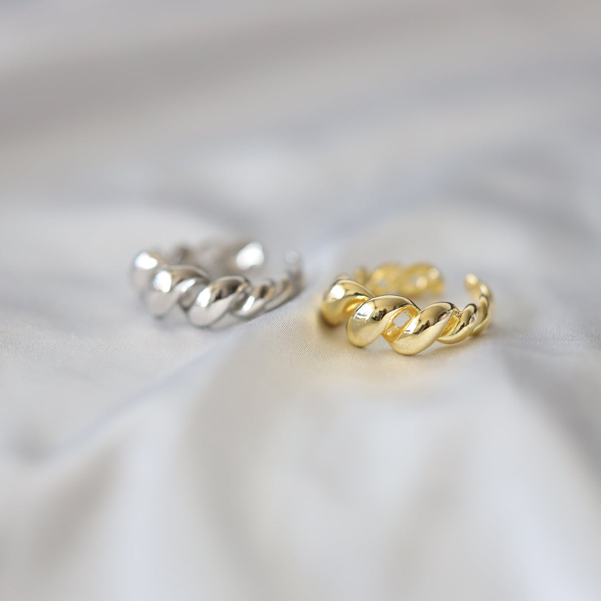 Gold Croissant Ring