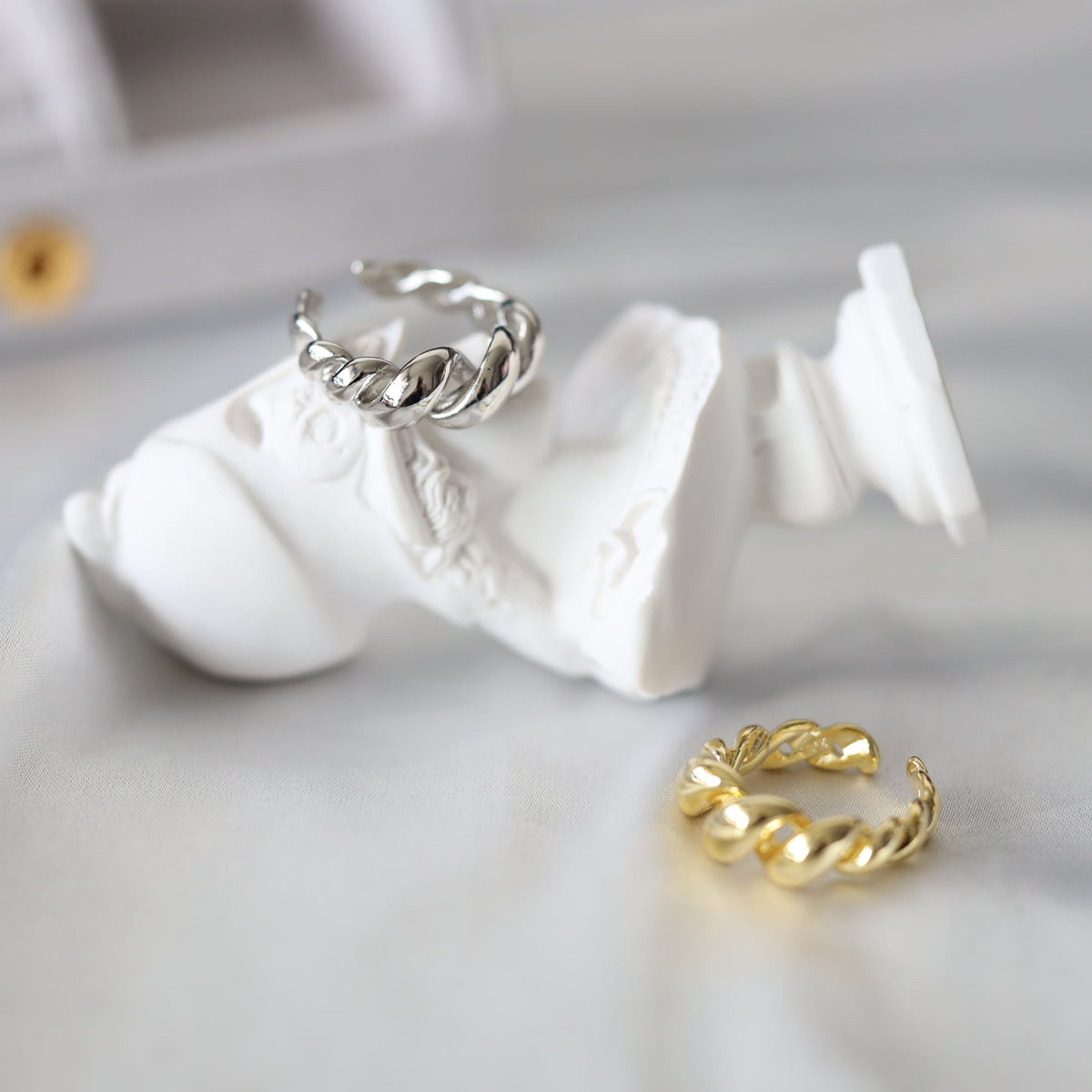 Gold Croissant Ring