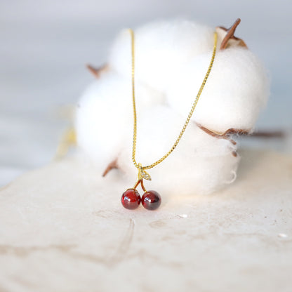 Cherry Fruit Necklace