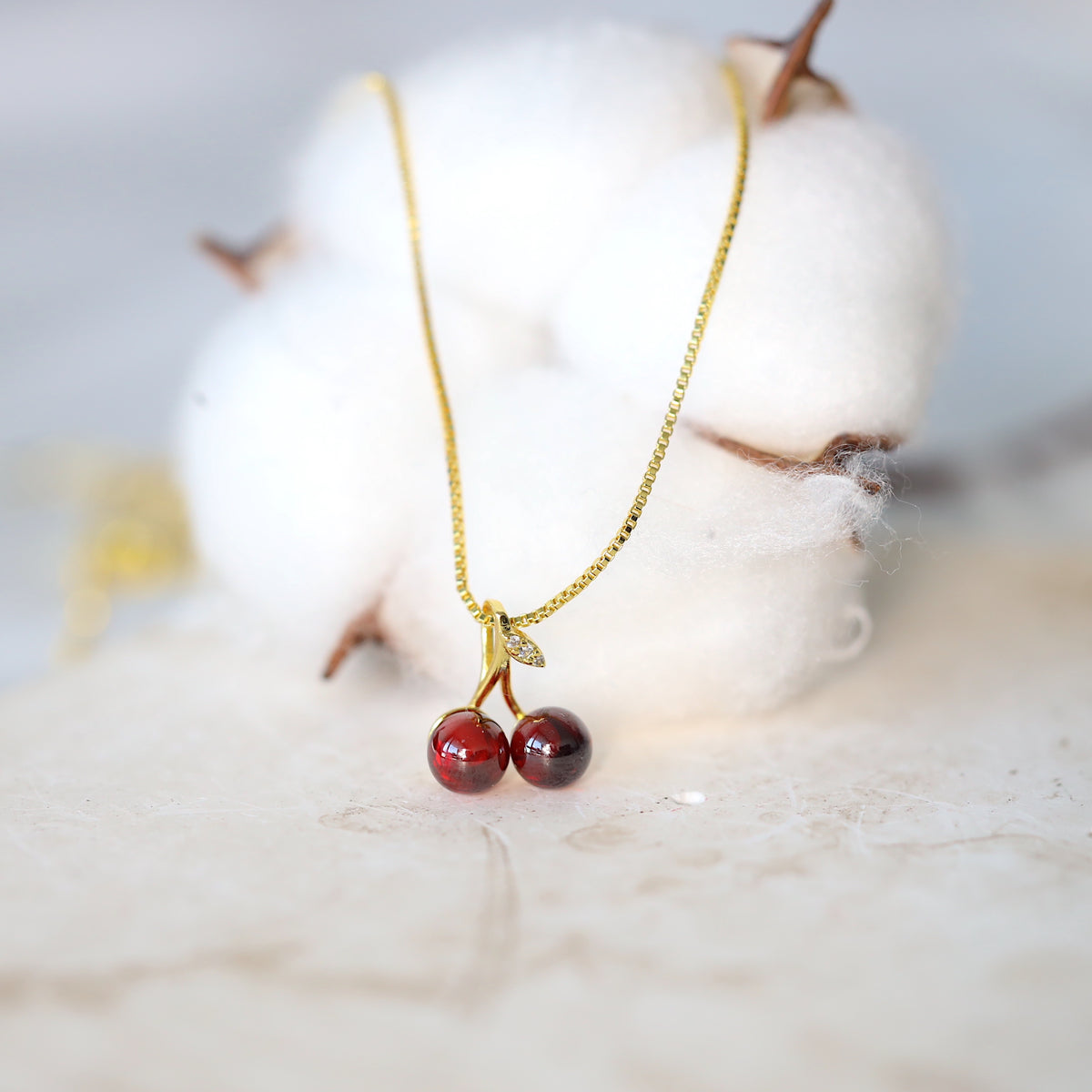 Cherry Fruit Necklace