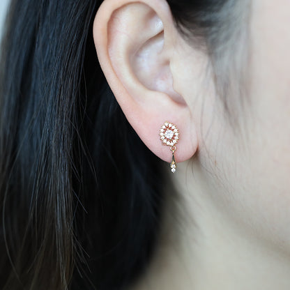 Classic Oval Drop Earrings