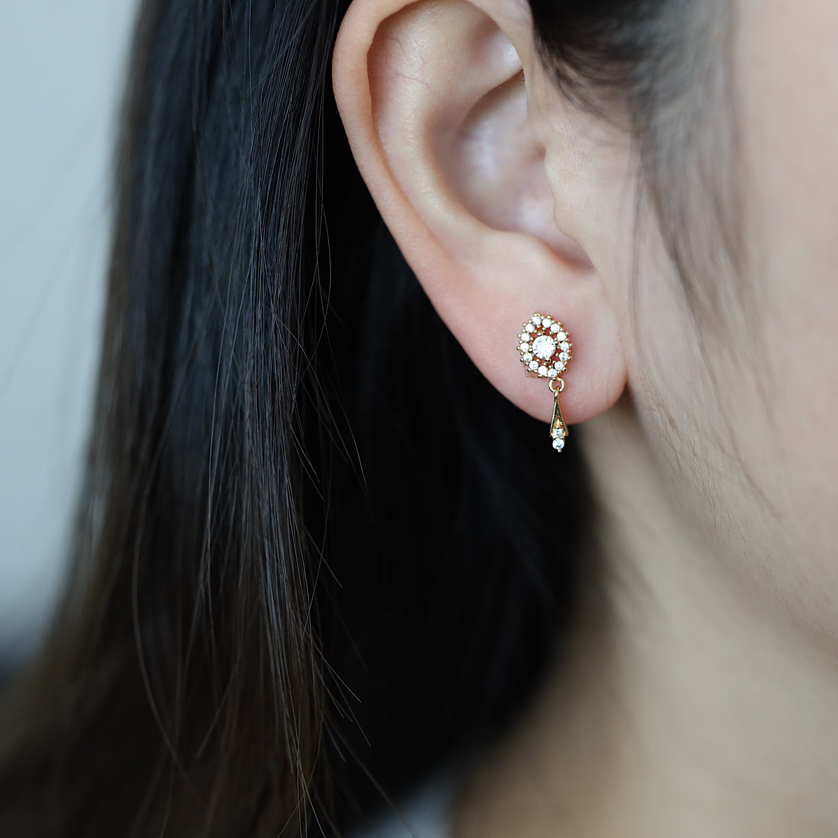 Classic Oval Drop Earrings