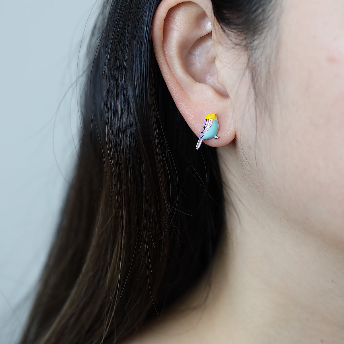 Small Bird Studs Earrings
